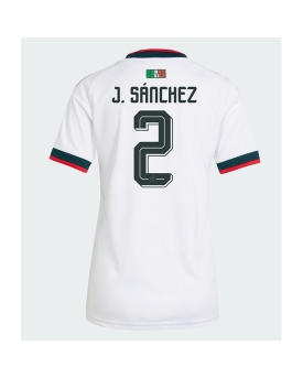 Billige Fotballdrakt Mexico Jorge Sanchez #2 Replika Bortedrakt Dame VM 2026 Kortermet Billige Fotballdrakt Mexico Jorge Sanchez #2 Replika Bortedrakt Dame VM 2026 Kortermet